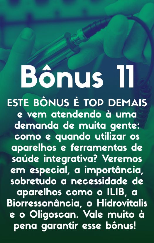 APARELHOS DA INTEGRATIVA
