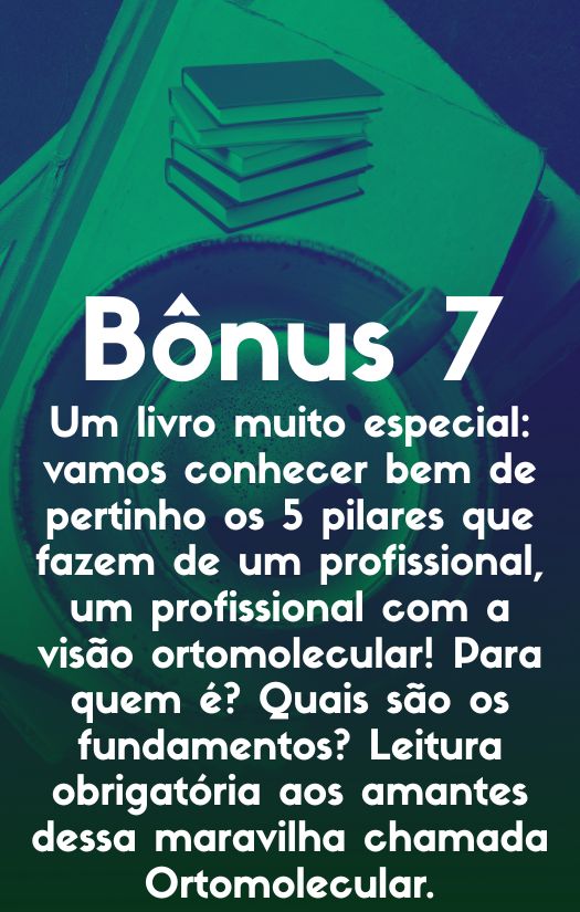 5 PILARES DA ORTOMOLECULAR: EBOOK